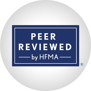peer reviewed by hfma® logo